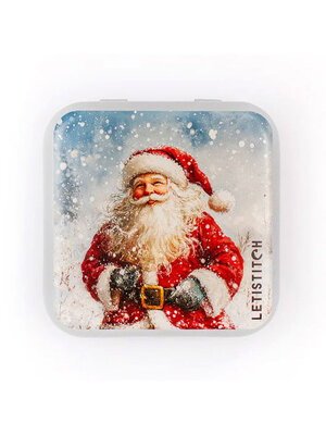 Leti Stitch Santa Metallic Box - Leti Stitch