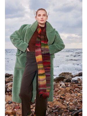 Lang Yarns Breipakket Lang Yarns - Gebreide Sjaal Gina (Model 203)