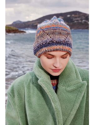 Lang Yarns Breipakket Lang Yarns - Gebreide Muts Clio (Model 238)
