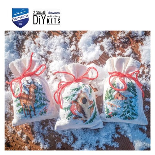 Vervaco Kruidenzakje kit Kerst - set van 3