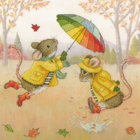Borduurpakket Sarah Summers - Sunshine And Showers - Bothy Threads
