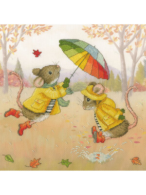 Bothy Threads Borduurpakket Sarah Summers - Sunshine And Showers - Bothy Threads