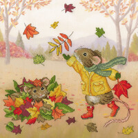 Borduurpakket Sarah Summers - Fall Friends - Bothy Threads