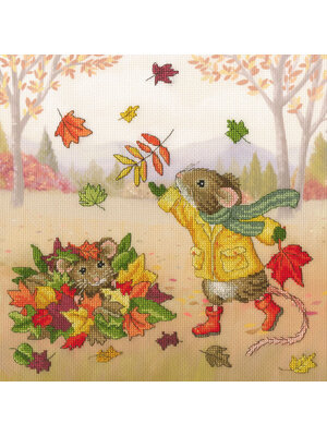 Bothy Threads Borduurpakket Sarah Summers - Fall Friends - Bothy Threads