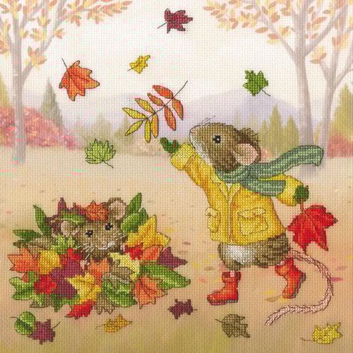 Bothy Threads Borduurpakket Sarah Summers - Fall Friends - Bothy Threads
