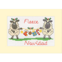 Borduurpakket Bothy Designs - Fleece Navidad - Bothy Threads