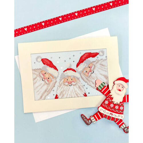 Bothy Threads Borduurpakket Julie Oldham - Santa Selfie - Bothy Threads