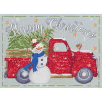 Borduurpakket Karen Tye Bentley - Christmas Tree Farm - Bothy Threads