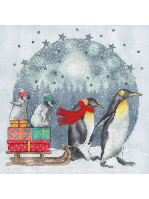 Bothy Threads Borduurpakket Jane Sunner - Winter Waddle - Bothy Threads