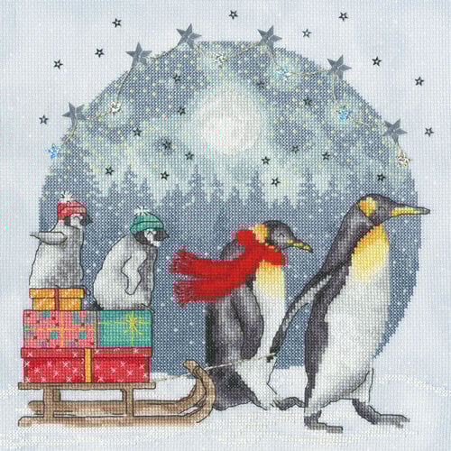 Bothy Threads Borduurpakket Jane Sunner - Winter Waddle - Bothy Threads