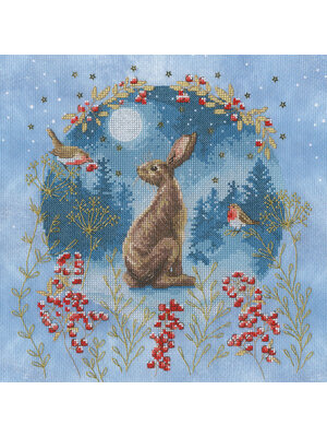 Bothy Threads Borduurpakket Jane Sunner - Midnight Moongazer - Bothy Threads