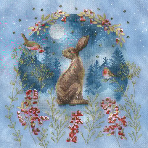 Bothy Threads Borduurpakket Jane Sunner - Midnight Moongazer - Bothy Threads