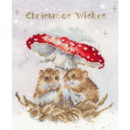 Bothy Threads Borduurpakket Hannah Dale  - Mushroom At The Inn - Bothy Threads