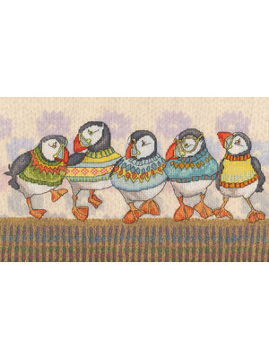 Bothy Threads Borduurpakket Emma Ball - A Fair Isle Flock - Bothy Threads