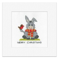 Borduurpakket Donkey Card - Christmas Scarf - Heritage Crafts
