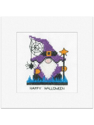 Heritage Crafts Borduurpakket Gonk Card - Wizard - Heritage Crafts