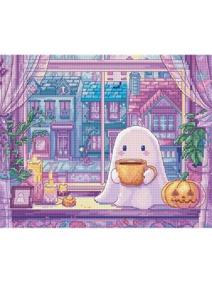 Leti Stitch Borduurpakket Pumpkin Latte Nights - Leti Stitch