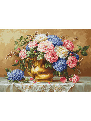 Luca-S Borduurpakket Golden Bloom - Luca-S
