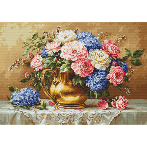 Luca-S Borduurpakket Golden Bloom - Luca-S Luca-S Borduurpakket Golden Bloom - Luca-S