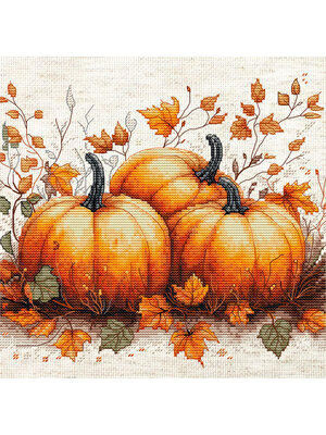 Luca-S Borduurpakket Autumn Pumpkin - Luca-S