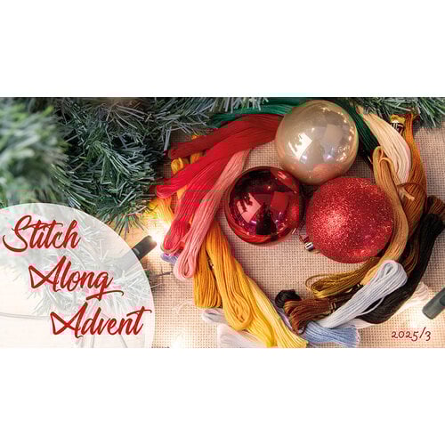 Vervaco Materialenpakket kit Secret Stitch Along Advent 2025/3
