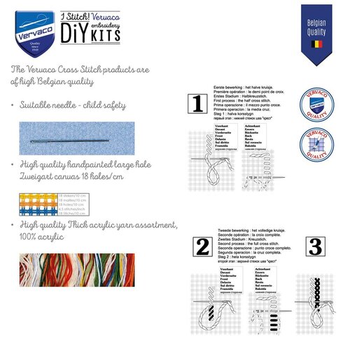 Vervaco Kruissteekkussen kit Pompoenen Vervaco Kruissteekkussen kit Pompoenen