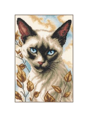 Vervaco Official Telpakket kit Siamese Cat Vervaco Official Telpakket kit Siamese Cat