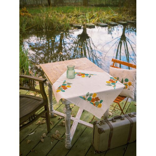 Vervaco Tafelkleed kit Herfstbos Vervaco Tafelkleed kit Herfstbos