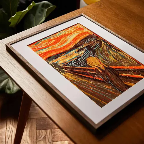 DMC Borduurpakket Masters Collectie - The Scream - DMC DMC Borduurpakket Masters Collectie - The Scream - DMC