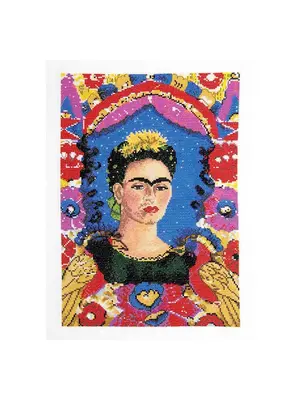 DMC Borduurpakket Masters Collectie - The Frame Selfportrait Frida Kahlo - DMC DMC Borduurpakket Masters Collectie - The Frame Selfportrait Frida Kahlo - DMC