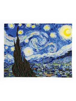 DMC Borduurpakket Masters Collectie - The Starry Night van Van Gogh - DMC DMC Borduurpakket Masters Collectie - The Starry Night van Van Gogh - DMC