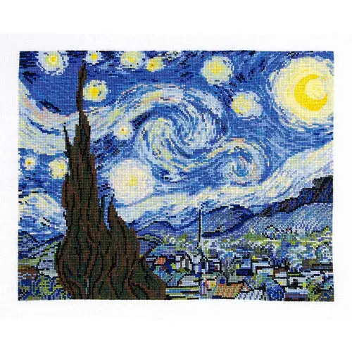 DMC Borduurpakket Masters Collectie - The Starry Night van Van Gogh - DMC DMC Borduurpakket Masters Collectie - The Starry Night van Van Gogh - DMC