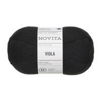 Novita - Viola - 099 Black - 100 gram