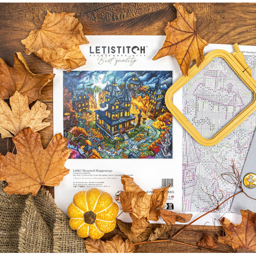 Leti Stitch Borduurpakket Haunted Happening - Leti Stitch