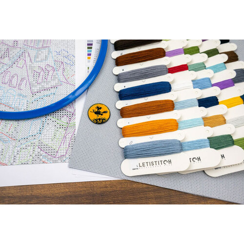 Leti Stitch Borduurpakket Haunted Happening - Leti Stitch