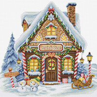 Borduurpakket Santa’s Shop - Luca-S