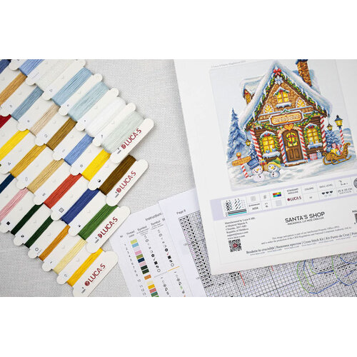 Luca-S Borduurpakket Santa’s Shop - Luca-S Luca-S Borduurpakket Santa’s Shop - Luca-S