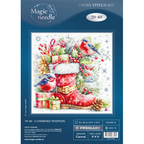 Magic Needle Borduurpakket A Cherished Tradition - Magic Needle Magic Needle Borduurpakket A Cherished Tradition - Magic Needle