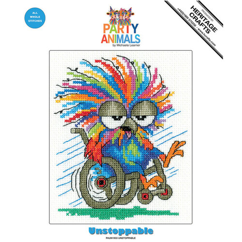 Heritage Crafts Borduurpakket Unstoppable - Heritage Crafts Heritage Crafts Borduurpakket Unstoppable - Heritage Crafts