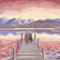 Borduurpakket Lucy Pittaway - A Pawfect Place By The Water - Bothy Threads