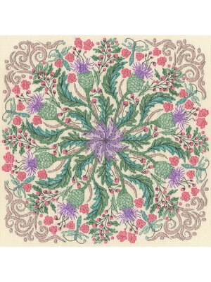 Bothy Threads Borduurpakket Beth Buffington - Swirling Thistles - Bothy Threads Bothy Threads Borduurpakket Beth Buffington - Swirling Thistles - Bothy Threads