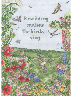 Bothy Threads Borduurpakket Amanda Loverseed - Rewild And Sing - Bothy Threads Bothy Threads Borduurpakket Amanda Loverseed - Rewild And Sing - Bothy Threads