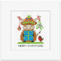 Borduurpakket Highland Card - Mistletoe - Heritage Crafts