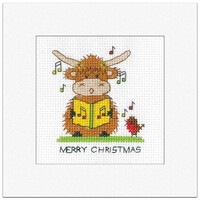 Borduurpakket Highland Card - Christmas Carol - Heritage Crafts