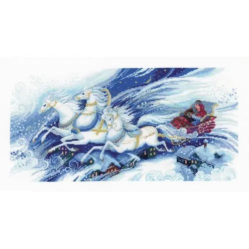 RIOLIS Borduurpakket Magical Sleigh Ride - RIOLIS