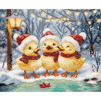 Borduurpakket Holiday Ducklings - Leti Stitch