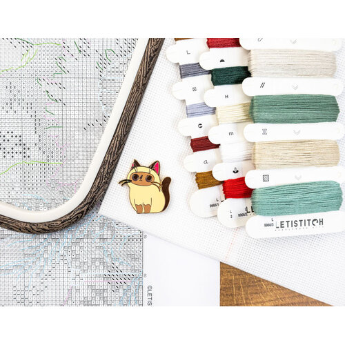 Leti Stitch Borduurpakket Christmas Naps - Leti Stitch