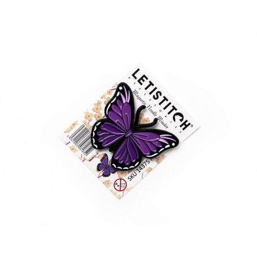 Leti Stitch Needle Minder Purple Wings - Leti Stitch