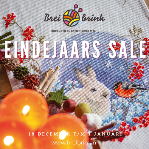 Borduurpakketten Vervaco en Lanarte - EINDEJAARSACTIE