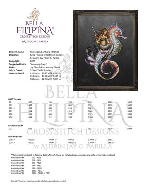Bella Filipina Designs Speciale Materialen The Legend of Freya